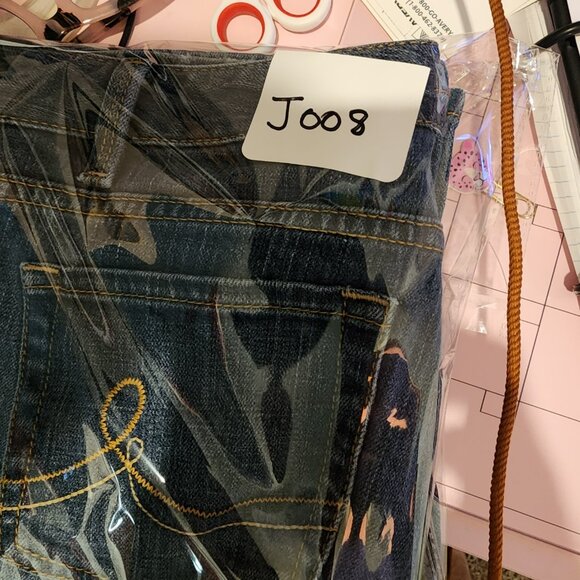 Anne Taylor Loft Women's original boot fit medium wash whiskered denim jean sz 6 - Picture 11 of 11